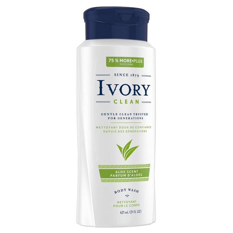 Ivory Scented Body Wash, Aloe 21 oz (Pack of 5) - Image 5